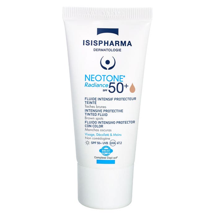 Isispharma Neotone Fluide intensif protecteur teinté Radiance SPF50+ 30ml