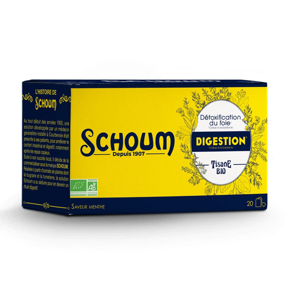 Schoum Digestion Tisane Bio x20
