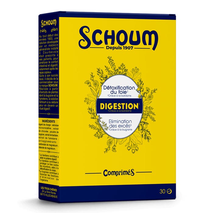 Schoum Digestion Comprimés x20