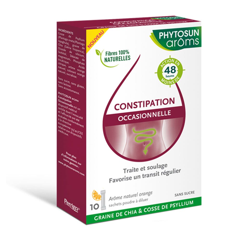 Phytosun Aroms Constipation occasionnelle Arôme Naturel Orange x10 sachets