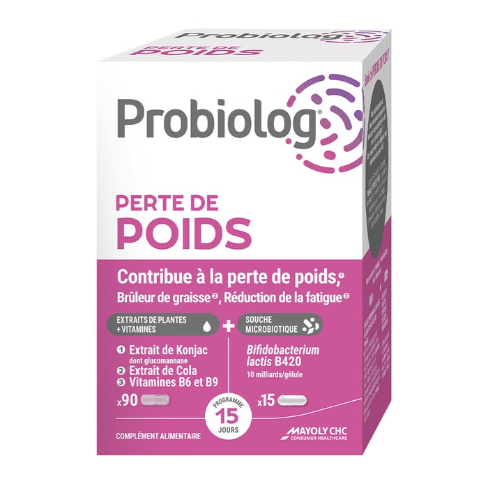 Mayoly Spindler Probiolog Perte De Poids 90 + 15 gélules