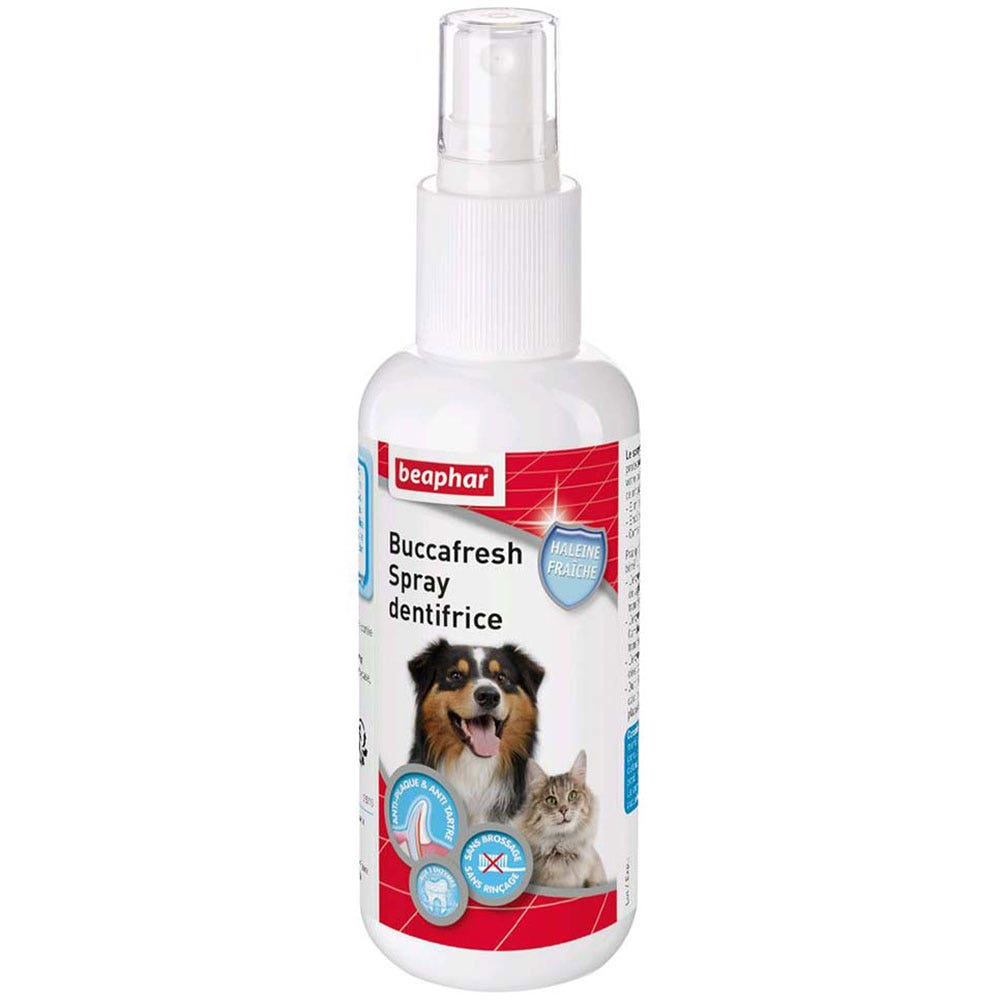 Beaphar Buccafresh Spray Dentifrice pour Chien et Chat 150ml