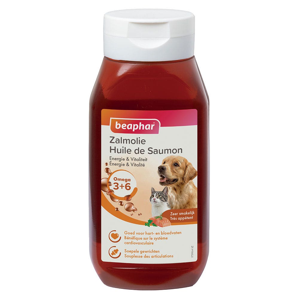 Beaphar Huile de saumon pour Chien et Chat 430ml