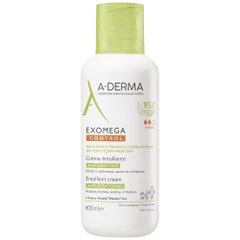 A-Derma Exomega Control Crème émolliente anti-grattage Peaux Sèches à Tendance A l'Eczéma Atopique 400ml