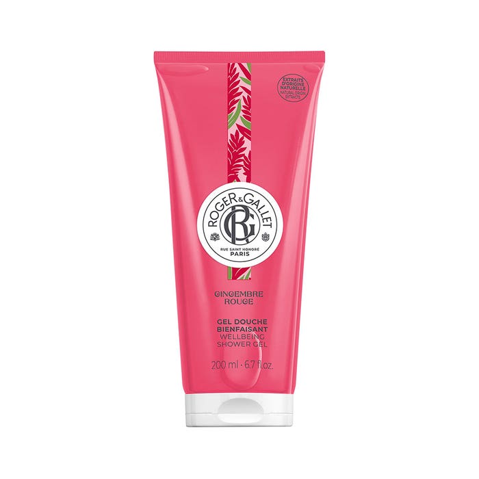 Gel Douche Hydratant Dynamisant Gingembre Rouge 200ml Roger & Gallet