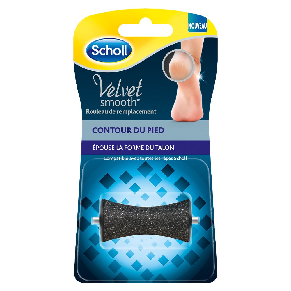 Scholl Velvet Smooth Rouleau de Remplacement Contour du Pied x1