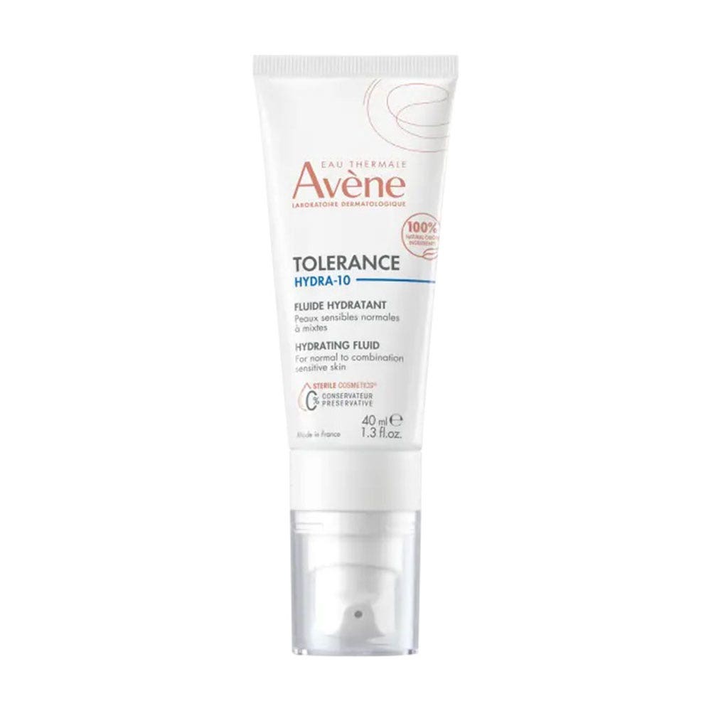 Avène Tolerance Hydra-10 Fluide Hydratant Peaux sensibles normales à mixtes 40ml