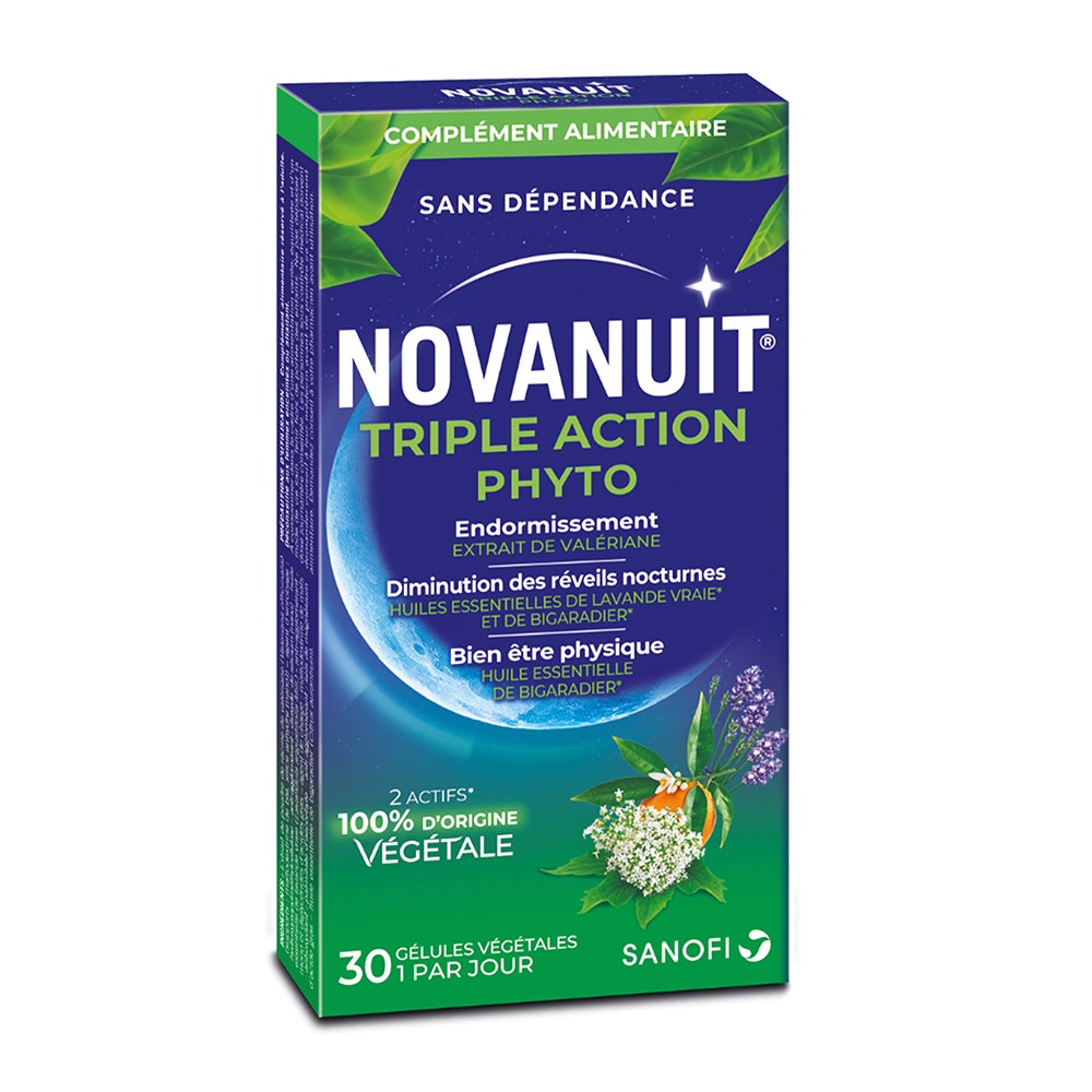 Novanuit Triple Action Phyto Sommeil 30 Gelules