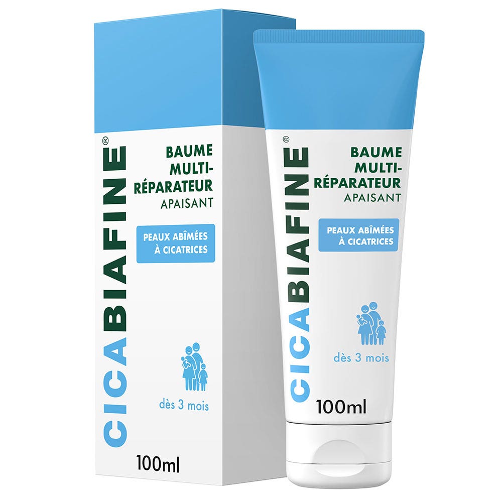 Cicabiafine Crème Corps Baume Multi-Réparateur Peaux Abîmées 100ml