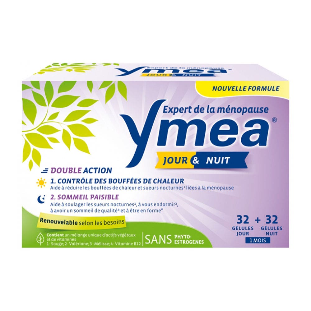 Ymea Menopause Jour&nuit 2x32 gélules