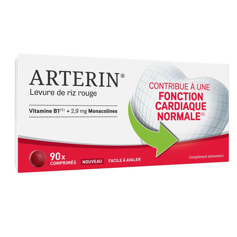 Omega Pharma Arterin Levure de Riz Rouge 2.9mg 90 comprimés