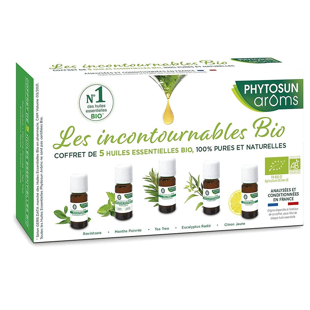 Phytosun Aroms Coffret 5 Huiles Essentielles Bio