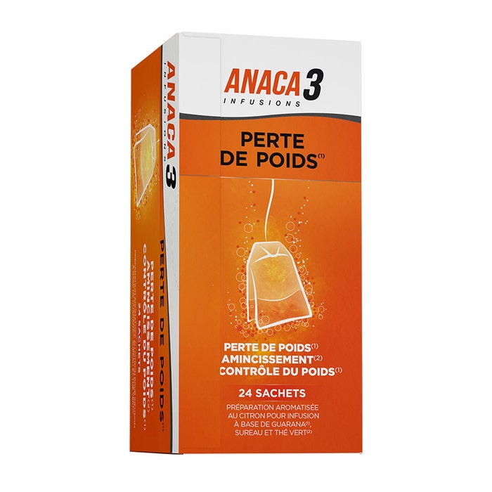 Anaca3 Infusion Perte de Poids Arôme Citron x24