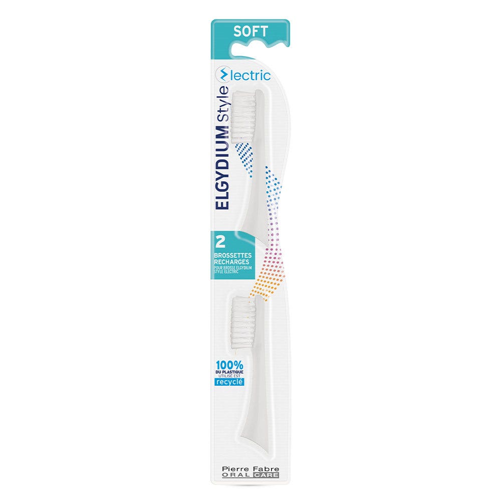 Elgydium Recharge pour brosse à dents électrique Style Electric x1