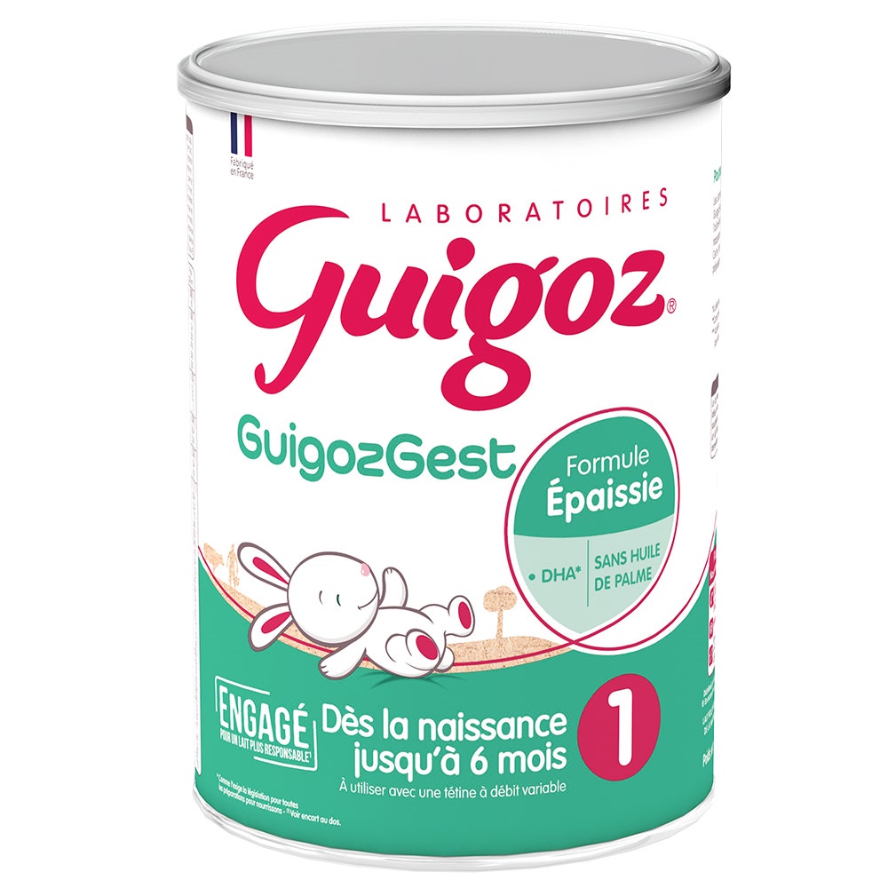 Guigoz Guigozgest Lait En Poudre Épaissi 1 Dès La Naissance Jusqu'à 6 Mois 780g