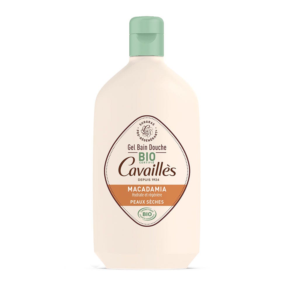 Cavaillès Gel Bain et Douche Huile de Macadamia Bio peaux sensibles 400ml