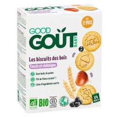 Good Gout Les Biscuits des Bois Cassis et Châtaigne dès 12 mois x4 Sachets