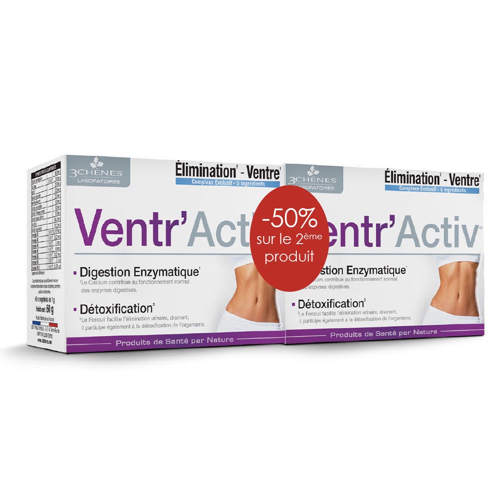 3 Chênes Ventr'activ 2x60 comprimés