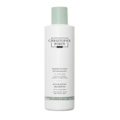 Christophe Robin Rituel Hydratant Shampooing Hydratant A l'Aloe Vera Cheveux Légers, Soyeux et Brillants 250ml