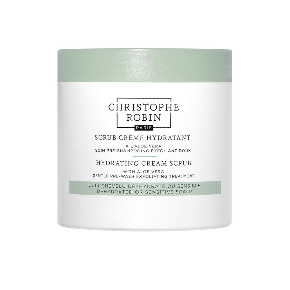 Christophe Robin Rituel Hydratant Scrub Crème Hydratant Cuir chevelu déshydraté ou sensible 250ml