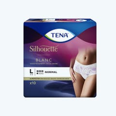 Tena Silhouette Normal Large Fuites Urinaires Legeres A Moderees X10
