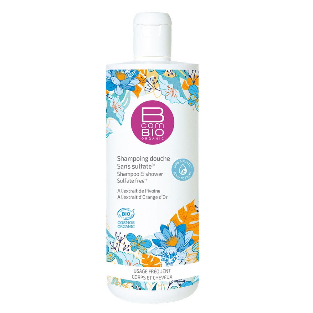 Bcombio Shampooing Douche Sans Sulfate Bio 500ml