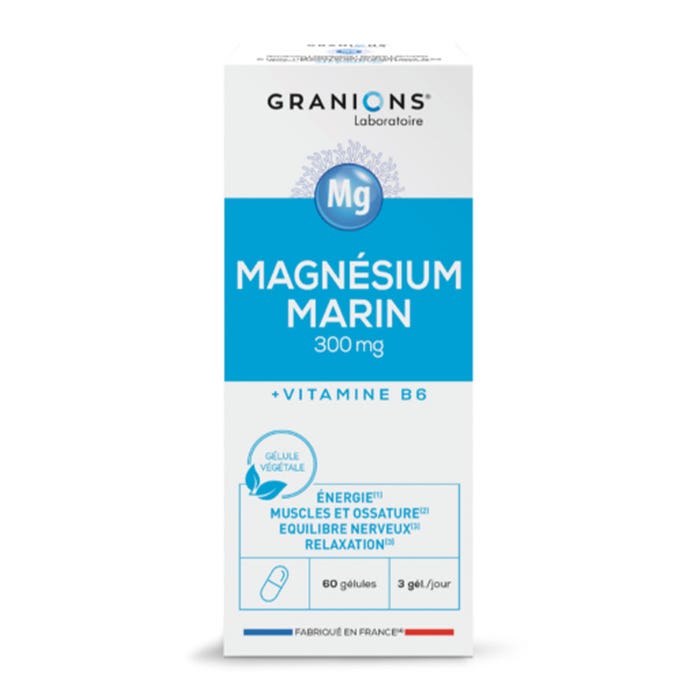 Granions Oligo Granions® de Magnésium Marin 300 mg 60 gélules