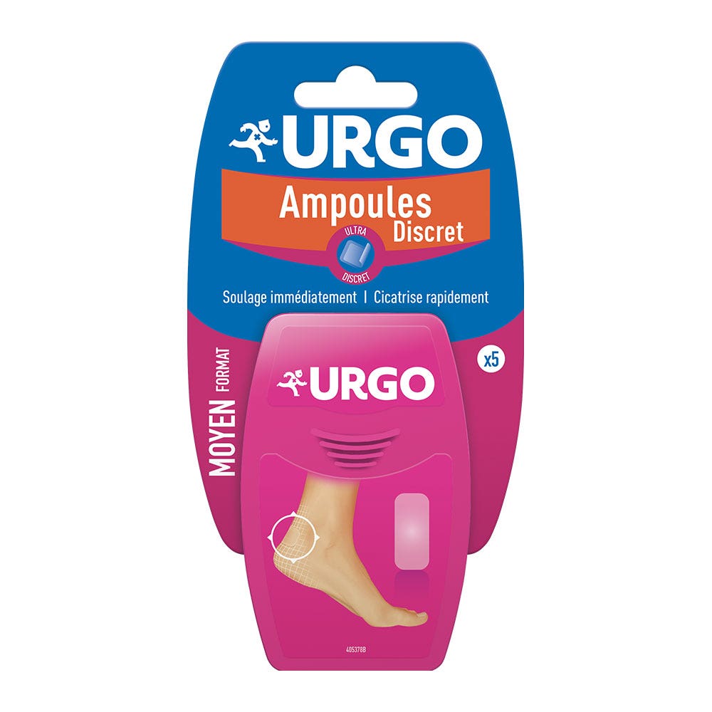 Ampoules ultra-discret moyen format x5 Urgo