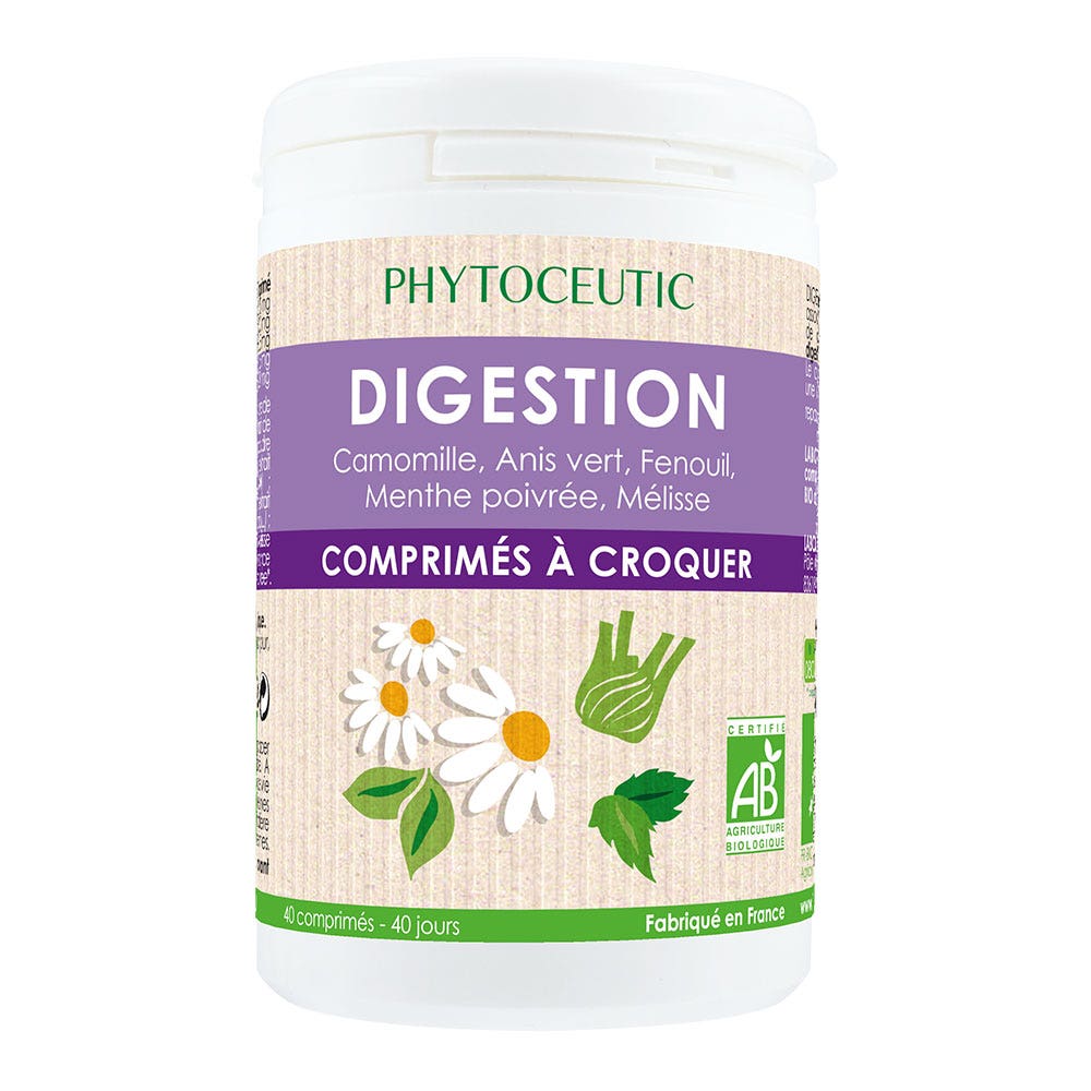 Phytoceutic Digestion Bio 40 comprimés à croquer