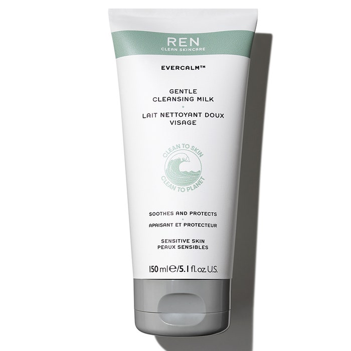Lait nettoyant doux visage apaisant et protecteur 150ml Evercalm™ peaux sensibles REN Clean Skincare