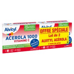 Alvityl Acerola 1000 Vitamine C 2x30 comprimés
