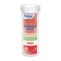 Alvityl Acerola 1000 Vitamine C Goût cerise x15 comprimés