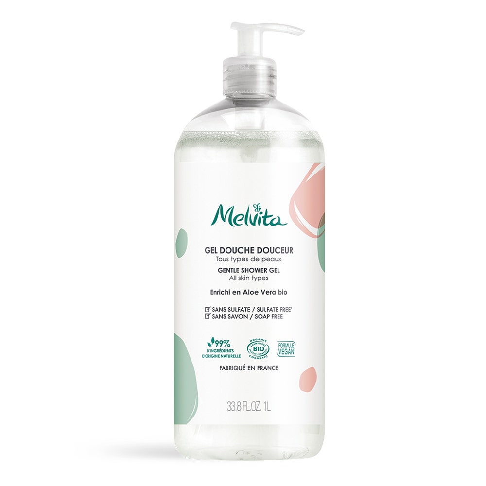 Melvita Gel Douche Familial Bio Douceur 1l