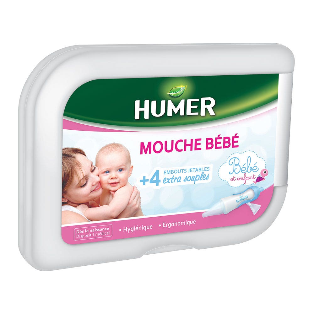 Humer Kit Mouche Bébé + 4 embouts jetables