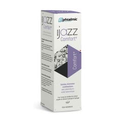 Ophtalmic Comfort Jazz Solution d'entretien multifonctions pour lentilles de contact souples Yeux sensibles 100ml