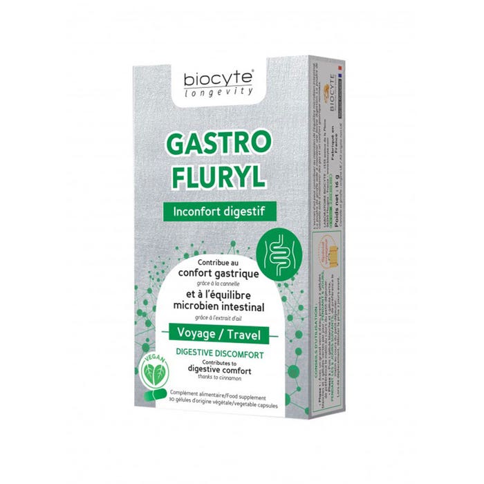 Biocyte Gastro Fluryl x30 gélules végétales