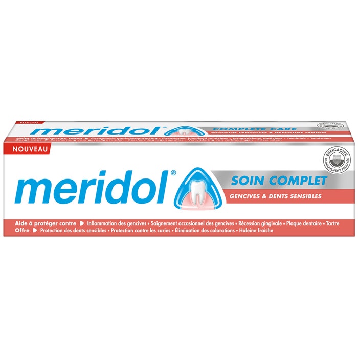 Meridol Dentifrice Soin Complet Sensibilité 75ml