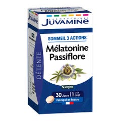 Juvamine Mélatonine Passiflore x30 comprimés