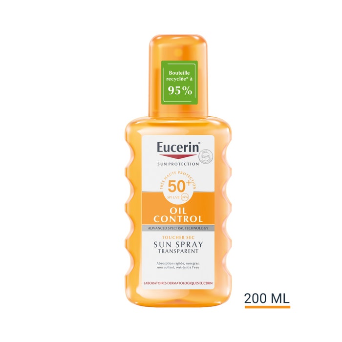 Sensitive Protect Spray Transparent Spf50 200ml Sun Protection Eucerin
