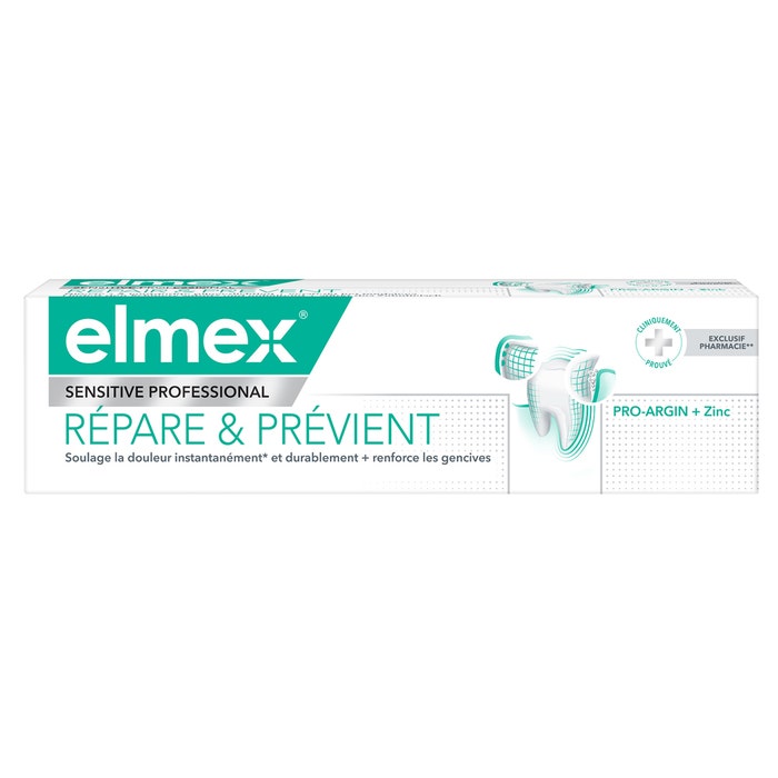 Sensitive Professional Dentifrice Repare Et Previent 75ml Elmex