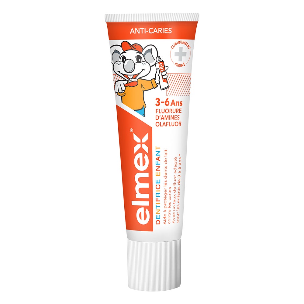 Elmex Dentifrice enfant 3-6 ans 50ml