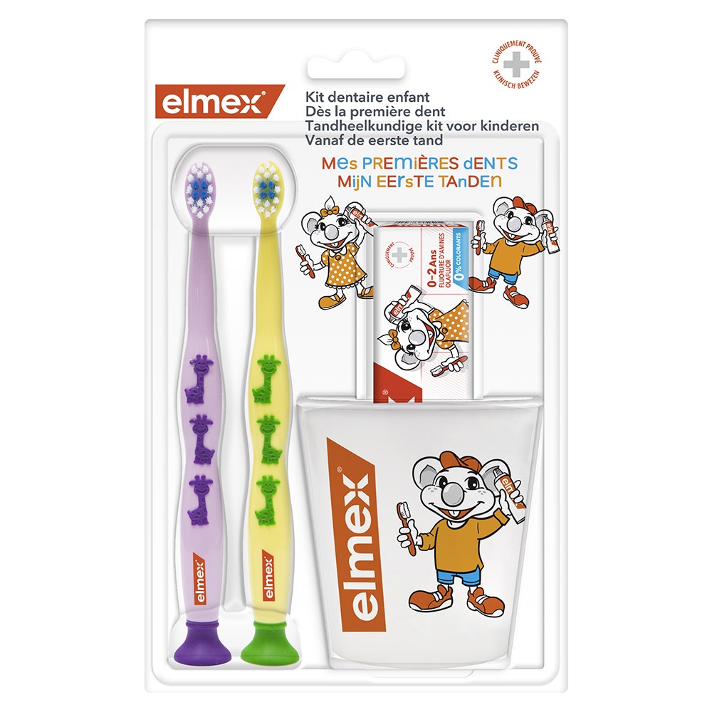 Elmex Kit Dentaire Enfants Mes Premieres Dents