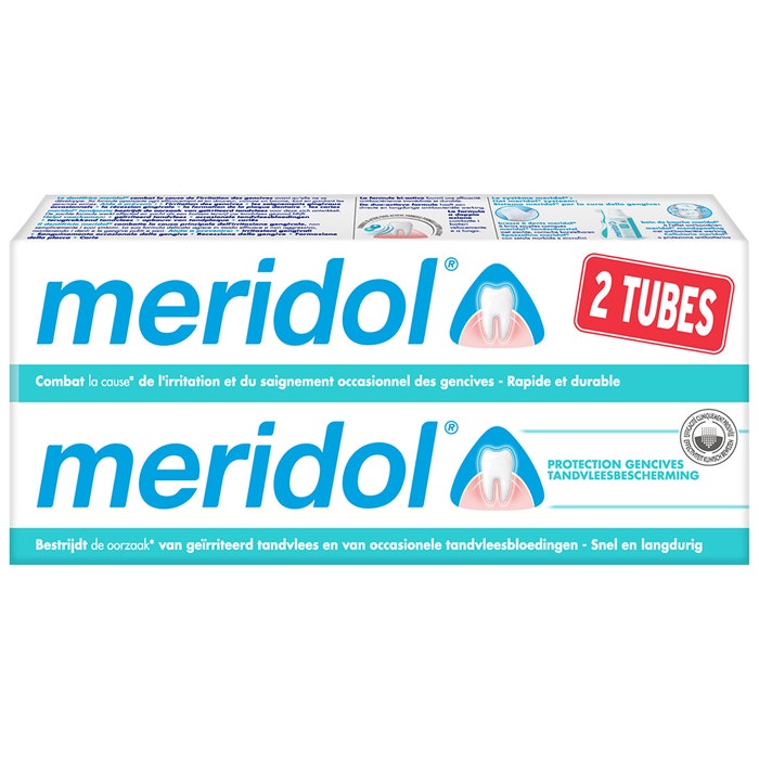 Dentifrice Protection Gencives 2x75 ml Meridol