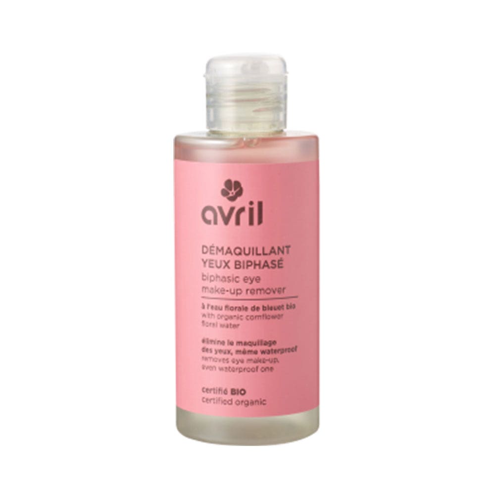 Avril Démaquillant Yeux Biphasé a l'Eau Florale de Bleuet Bio 150ml