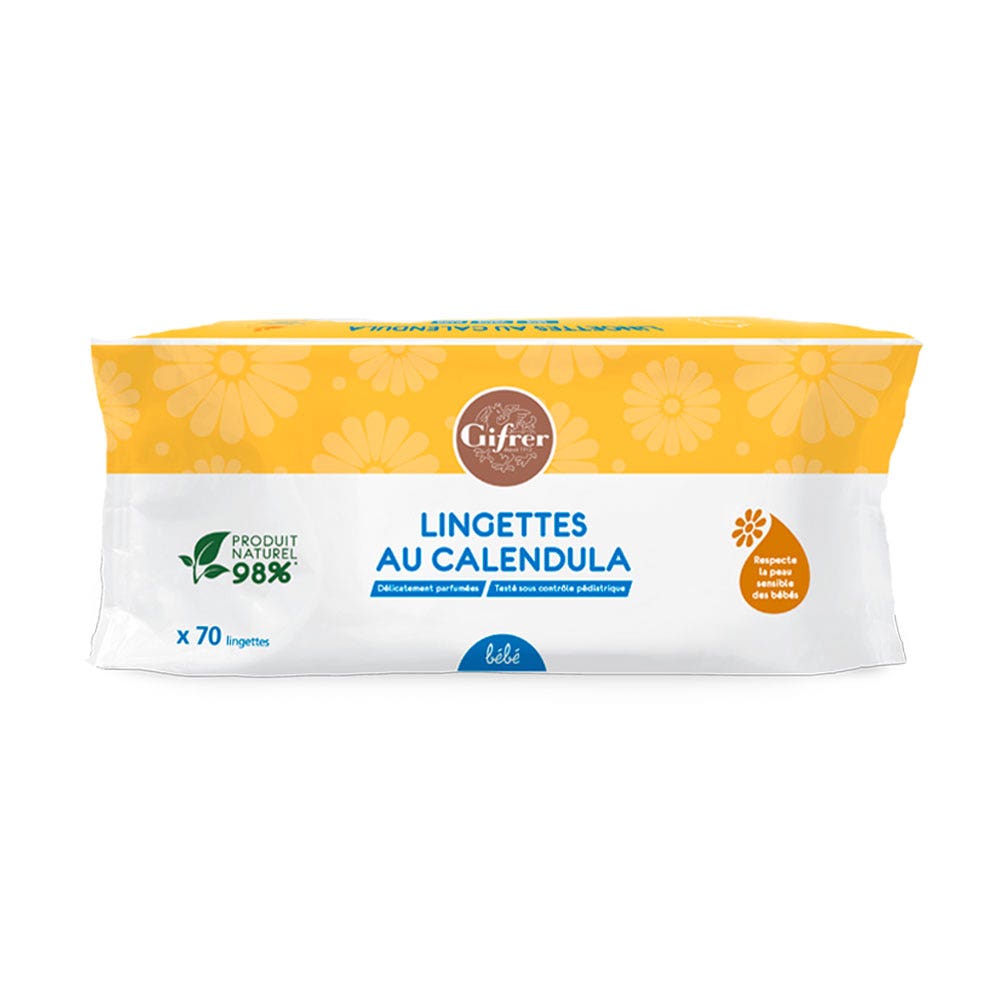 Gifrer Lingettes au Calendula x70