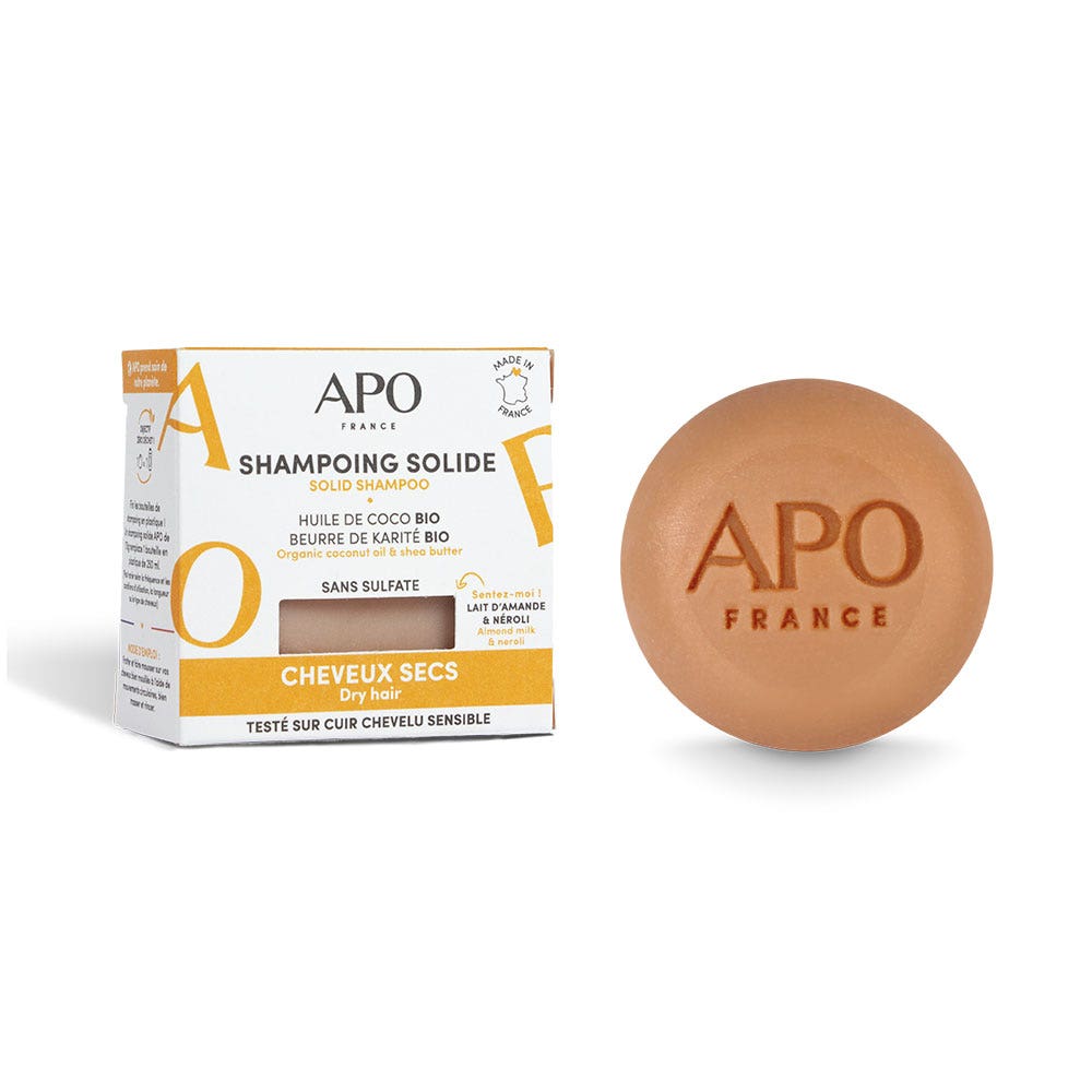 APO France Shampooing solide Cheveux secs 75g