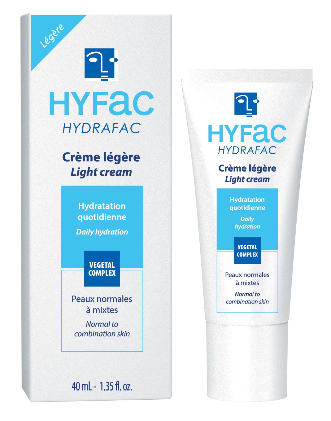 Hyfac Hydrafac Crème Légère Peaux Normales à Mixtes 40ml