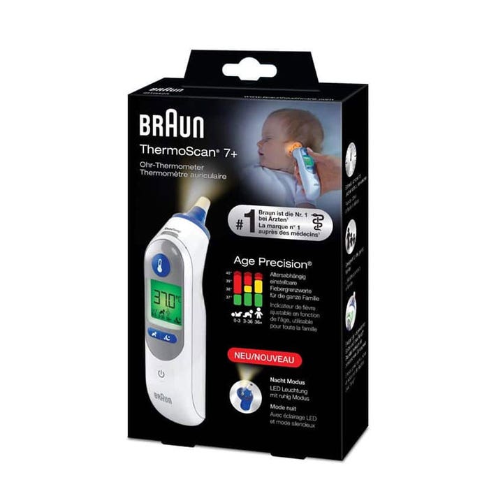 Braun Thermoscan 7+ Thermometre Auriculaire IRT 6525WE