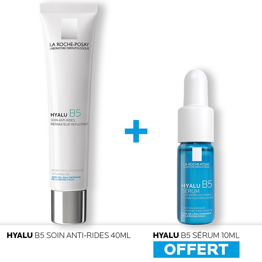 La Roche-Posay Hyalu B5 Coffret soin anti-rides réparateur repulpant + sérum Hyalu B5 10ml offert