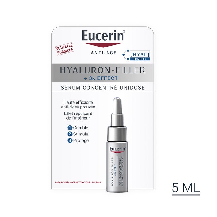 Eucerin Hyaluron-Filler + 3x Effect Serum Concentre Unidose Anti-age 5ml